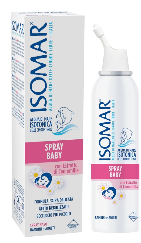 ISOMAR SPRAY BABY CON CAMOMILLA 100 ML - Farmaunclick.it
