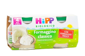HIPP BIO OMOGENEIZZATO FORMAGGINO CLASSICO 2X80 G - Farmaunclick.it