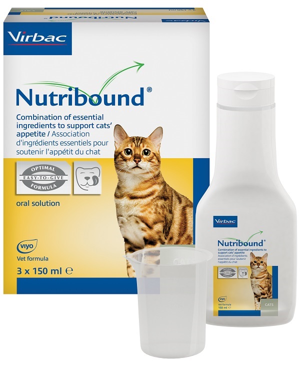 NUTRIBOUND SOLUZIONE ORALE APPETIBILE PER GATTI 3 FLACONI DA 150 ML - Farmaunclick.it