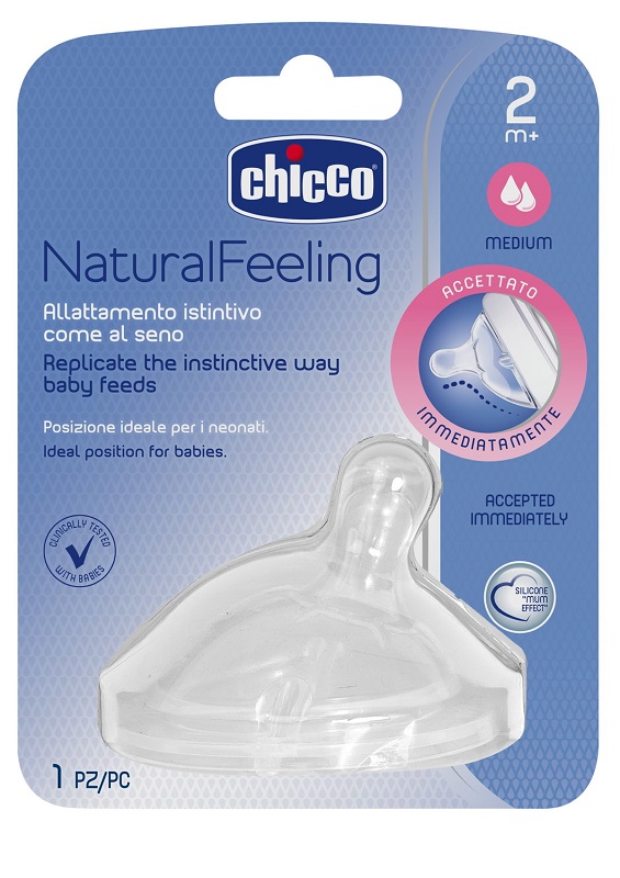 CHICCO TETTARELLA STEPUP NEW 2M+ FLUSSO MEDIO - Farmaunclick.it