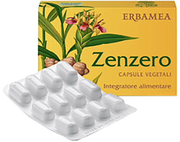 ERBAMEA ZENZERO 24 CAPSULE VEGETALI - Farmaunclick.it