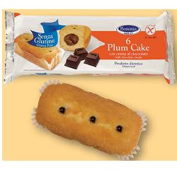 BONONIA PLUMCAKE CREMA CIOCCOLATO SENZA GLUTINE 6 X 45 G - Farmaunclick.it