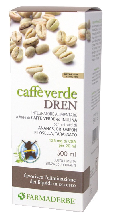 CAFFE' VERDE DRENANTE 500 ML - Farmaunclick.it