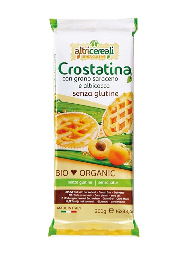 ALTRICEREALI CROSTATINA GRANO SARACENO E ALBICOCCA 6 X 33,5 G - Farmaunclick.it
