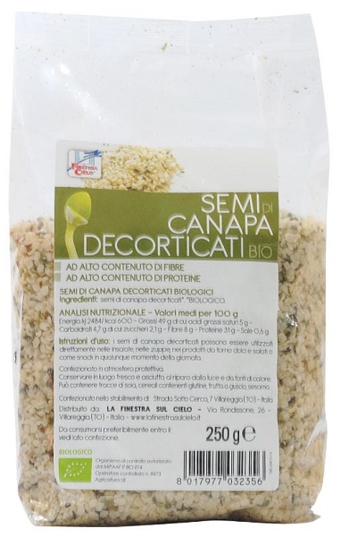 FSC SEMI DI CANAPA DECORTICATI BIO AD ALTO CONTENUTO DI FIBRA 250 G - Farmaunclick.it