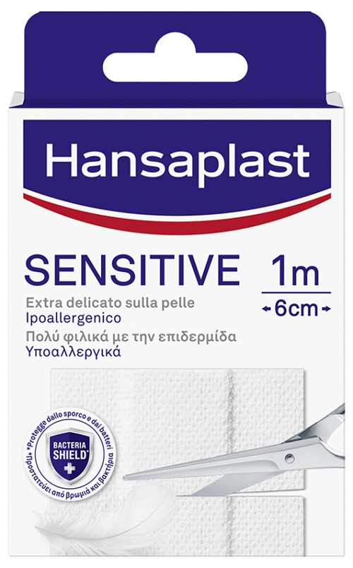 HANSAPLAST STRISCIA SENSITIVE PRETAGLIATA 1X6CM 10 PEZZI - Farmaunclick.it