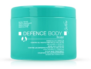 DEFENCE BODY ANTICELLULITE FANGO ALLE 3 ARGILLE VASO 500 G - Farmaunclick.it