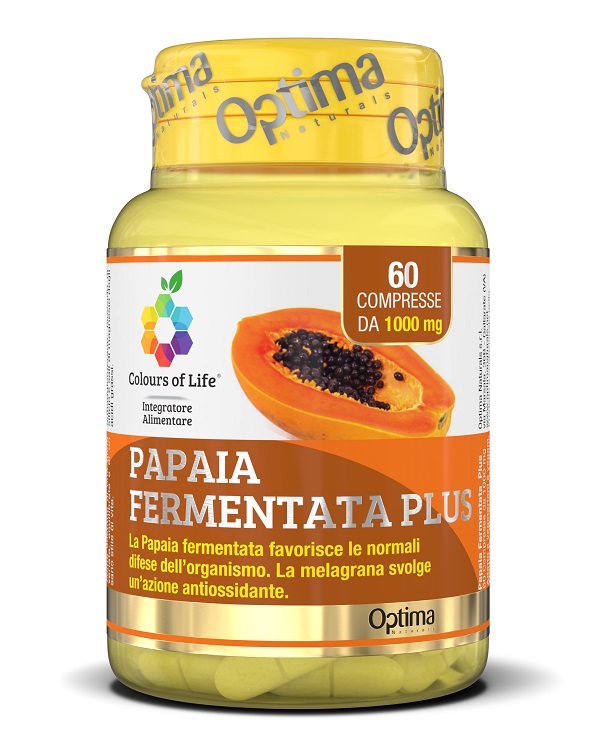 COLOURS OF LIFE FERMENTA PAPAIA PLUS 60 COMPRESSE 1000 MG - Farmaunclick.it