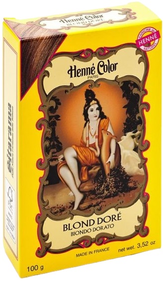 POLVERE HENNE BIONDO DORATO HENNE COLOR POLVERE VEGETALE COLORANTE RIFLESSANTE 100 G - Farmaunclick.it
