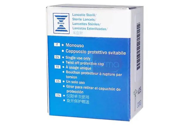 LANCETTE PUNGIDITO BRUNO 25 PEZZI - Farmaunclick.it