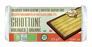 GHIOTTONE BISCOTTO ACCOPPIATO CON CIOCCOLATO EXTRAFONDENTE AL 72% 23 G - Farmaunclick.it