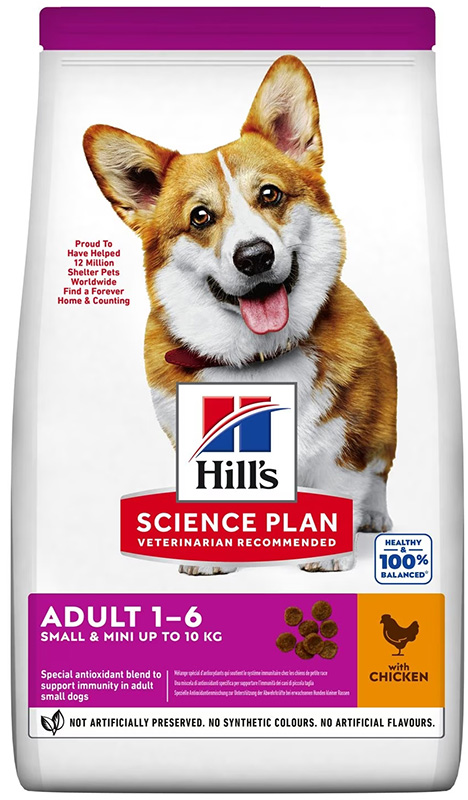 SCIENCE PLAN CANINE ADULT SMALL&MINI CHICKEN 1,5 KG - Farmaunclick.it