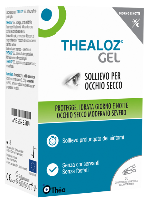 THEALOZ GEL OFTALMICO 30 CONTENITORI MONODOSE 0,4 G - Farmaunclick.it