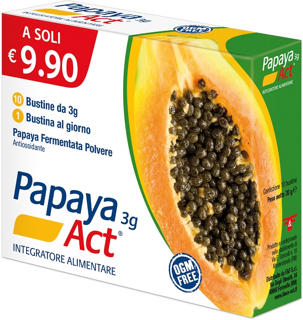 PAPAYA ACT 3G 10 BUSTINE - Farmaunclick.it