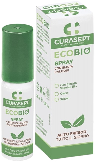 CURASEPT PHARMADENT ECOBIO SPRAY 20 ML - Farmaunclick.it