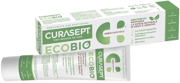 CURASEPT PHARMADENT ECOBIO DENTIFRICIO 75 ML - Farmaunclick.it