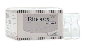 FIALA PER AEROSOL RINOREX BICARBONATO 25 FIALE 3 ML - Farmaunclick.it