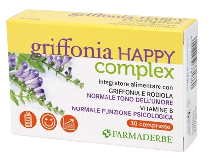 GRIFFONIA HAPPY COMPLEX 30 COMPRESSE - Farmaunclick.it