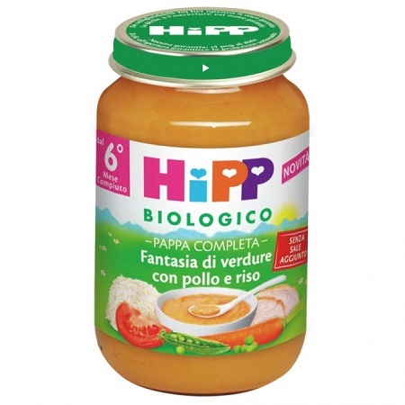 HIPP BIO PAPPA PRONTA FANTAS VERD POLLO RISO 190 G - Farmaunclick.it
