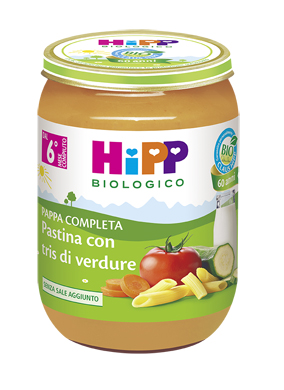 HIPP BIO HIPP BIO PAPPA PRONTA PAST TRIS DI VERDURE 190 G - Farmaunclick.it