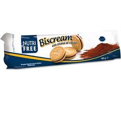 NUTRIFREE BISCREAM CON CREMA AL CACAO 125 G - Farmaunclick.it