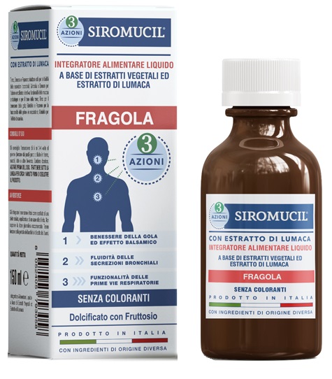 SIROMUCIL 3 AZIONI FRAGOLA 150 ML - Farmaunclick.it