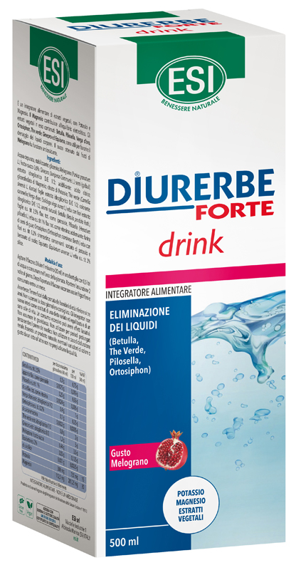 ESI DIURERBE FORTE DRINK MELOGRANO 500 ML - Farmaunclick.it