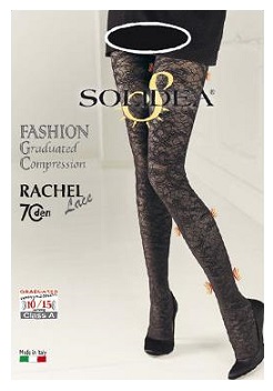 RACHEL LACE 70 COLLANT FANTASIA NERO 2-M - Farmaunclick.it