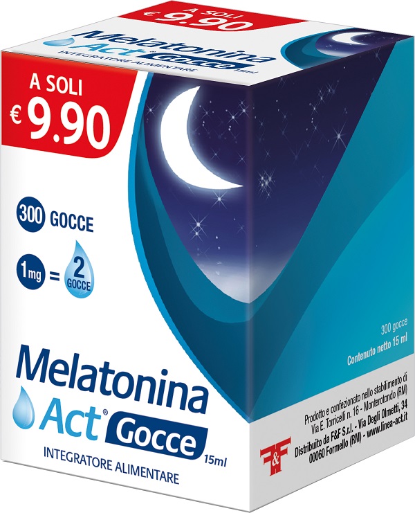 MELATONINA ACT GOCCE 15 ML - Farmaunclick.it