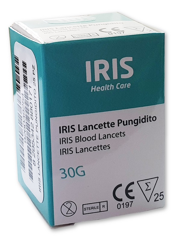 LANCETTE PUNGIDITO IRIS 25 PEZZI - Farmaunclick.it