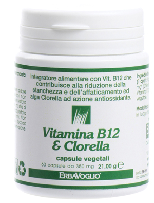 VITAMINA B12 + CLORELLA 60 CAPSULE - Farmaunclick.it