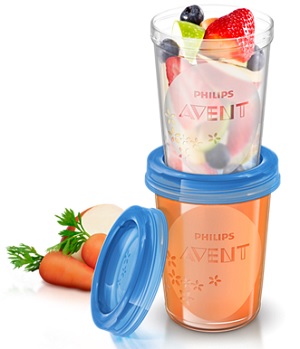 AVENT VASETTI VIA COPERCHIO 240 ML 5 PEZZI - Farmaunclick.it