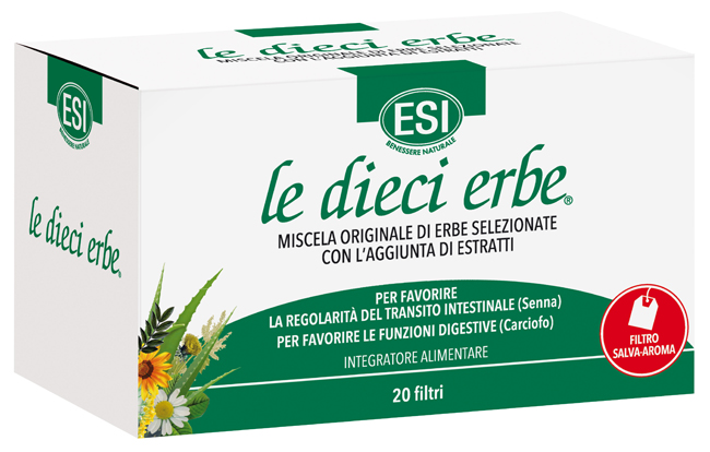 ESI LE DIECI ERBE TISANA 20 FILTRI - Farmaunclick.it