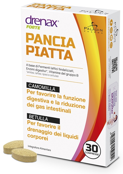 DRENAX FORTE PANCIA PIATTA 30 COMPRESSE - Farmaunclick.it