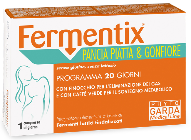 FERMENTIX PANCIA PIATTA E GONFIORE 20 COMPRESSE - Farmaunclick.it