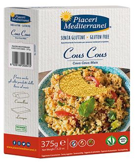 PIACERI MEDITERRANEI COUS COUS DI MAIS 375 G - Farmaunclick.it