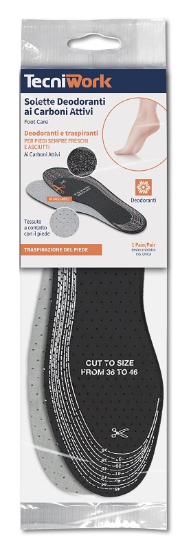 SOLETTE DEODORANTI AI CARBONI ATTIVI 1 PAIO - Farmaunclick.it