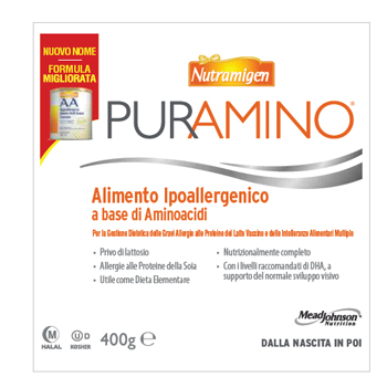 NUTRAMIGEN PURAMINO BARATTOLO 400 G - Farmaunclick.it