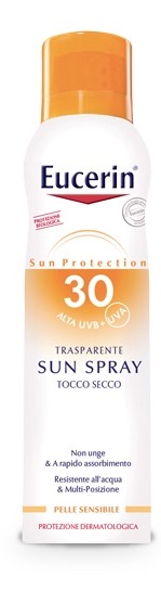 EUCERIN SUN SPRAY TOCCO SECCO SPF30 200 ML - Farmaunclick.it