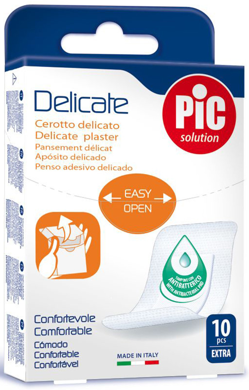 CEROTTO PIC DELICATE EXTRA ANTIBATTERICO 10 PEZZI - Farmaunclick.it