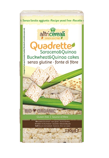 ALTRICEREALI QUADRETTE SARACENO E QUINOA BIO 130 G - Farmaunclick.it