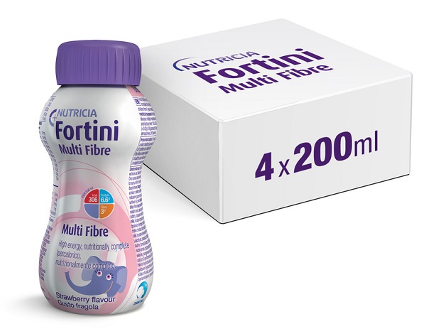 FORTINI MULTI FIBRE GUSTO FRAGOLA 200 ML - Farmaunclick.it