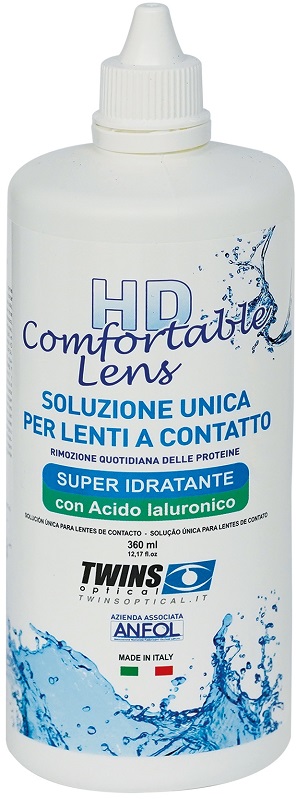 HD COMFORT LENS SOLUZIONE UNICA PER LENTI A CONTATTO 360 ML - Farmaunclick.it