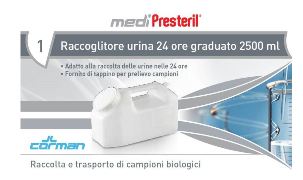 CONTENITORE URINA 24 ORE MEDIPRESTERIL - Farmaunclick.it