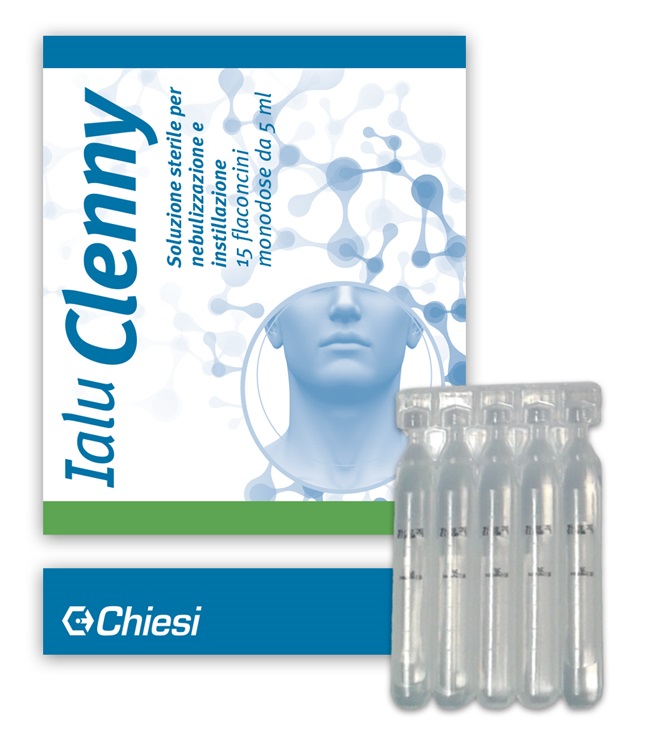 IALU CLENNY 15 FLACONCINI 5 ML SOLUZIONE STERILE PER NEBULIZZAZIONE E INSTILLAZIONE CON ACIDO IALURONICO - Farmaunclick.it