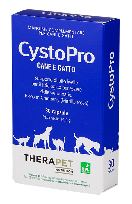 CYSTOPRO THERAPET 30 CAPSULE - Farmaunclick.it