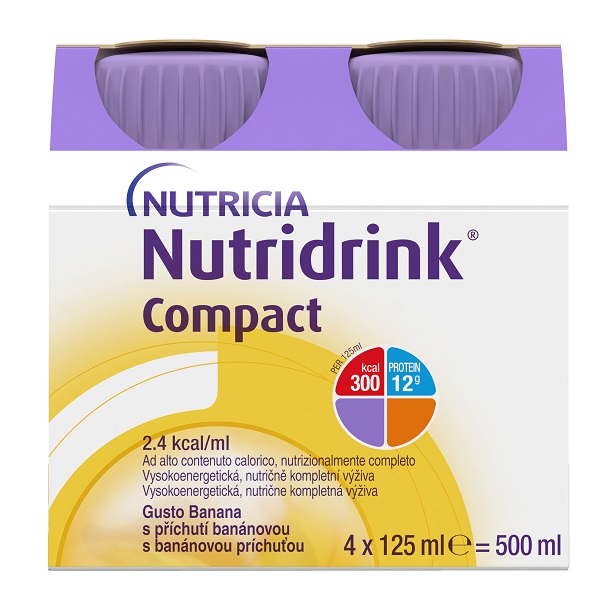 NUTRIDRINK COMPACT BANANA 4X125 ML - Farmaunclick.it