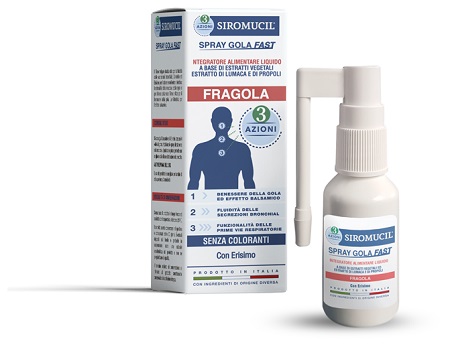 SIROMUCIL 3 AZIONI SPRAY GOLA FAST 15 ML - Farmaunclick.it