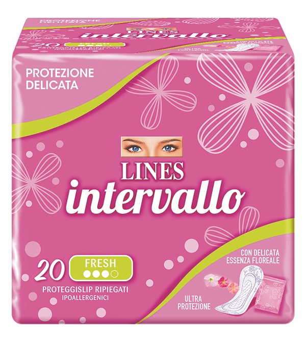PROTEGGISLIP LINES INTERVALLO FRESH RIPIEGATO 20 PEZZI - Farmaunclick.it