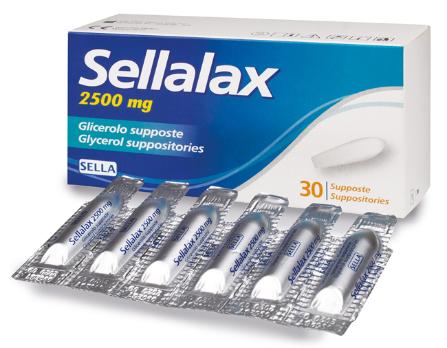 SELLALAX 2500MG SUPPOSTE GLICEROLO 30 PEZZI - Farmaunclick.it